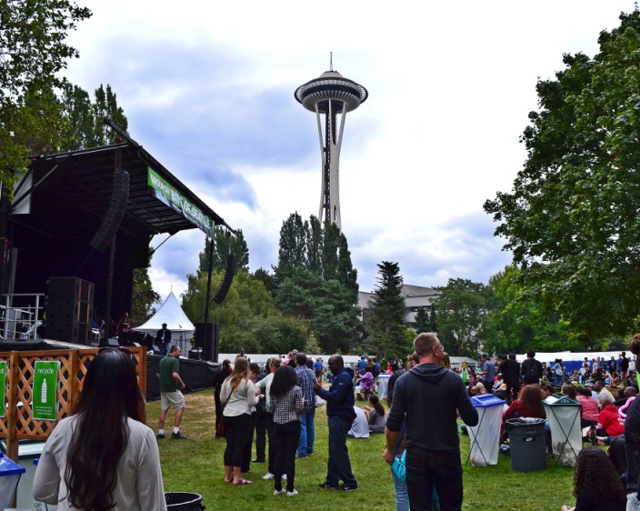 Live music in the shadow of the Space Needle